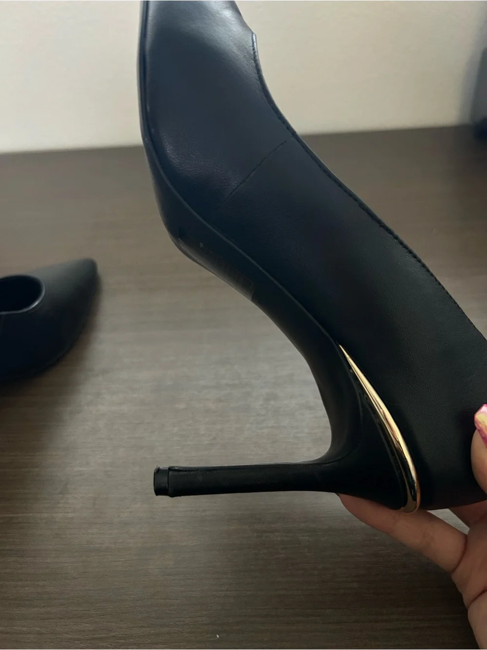 WHBM Gold Accent Comfort Pump 8